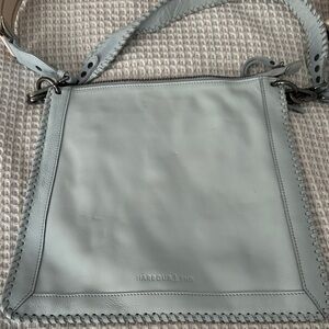 Harbour 2nd Sky Blue Leather Shoulder Bag